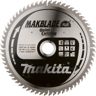 Wat vinden we goed aan de Makita Makblade-Plus Afkortzaagblad 165x20mm 64T B-56518
