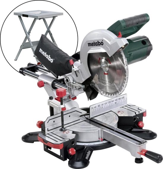Metabo KGS 254 M — compacte afkort- en verstekzaag met trekfunctie