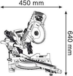 Metabo GCM 8 SDE Cirkelzaagstationaire machine