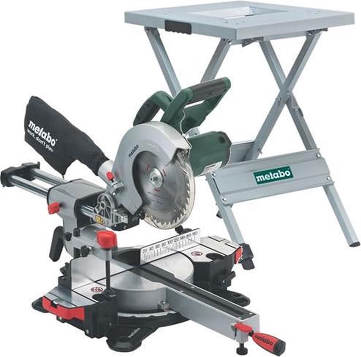 Wat vinden we goed aan de Metabo KGS 216 M Afkortzaag met Onderstel