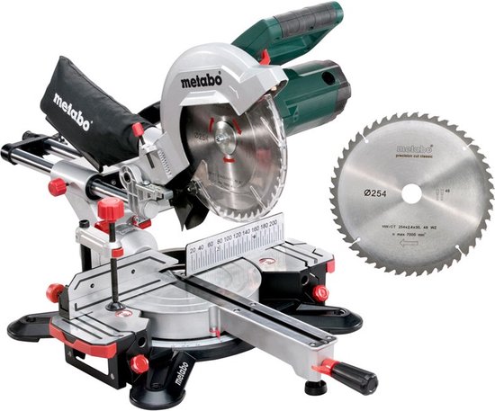 METABO KGS254M Afkortzaag 254 mm review