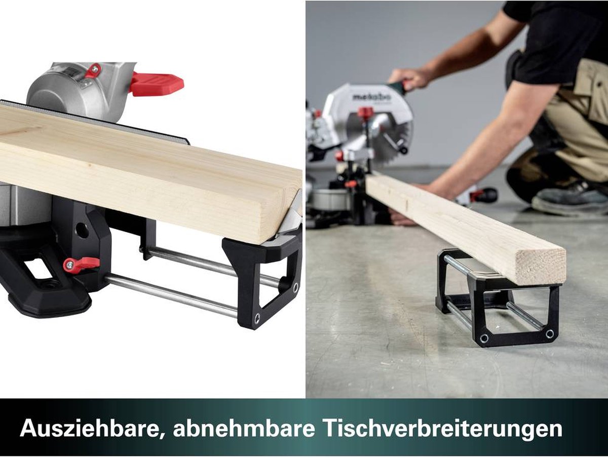 Wat vinden we goed aan de Metabo KGS254M Afkortzaag 254 mm