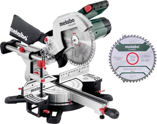 Metabo KGS254M Afkortzaag 254 mm review