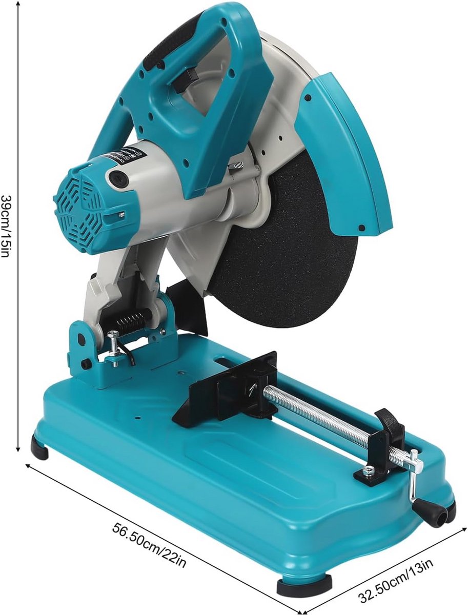 Wat vinden we goed aan de Metalen Afkortzaag 2800W Instelbare Snijhoek