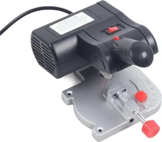 Mini afkortzaag - elektrische verstekzaag - zwart