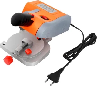 Mini afkortzaag - verstekzaag hout metaal - 90 watt - grijs