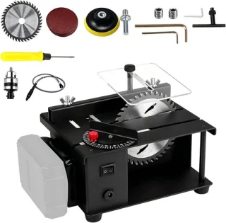 Mini-tafelcirkelzaag accu 23000 rpm met flexibele as