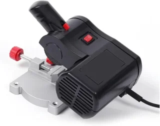 Mini tafelzaag afkortzaag hobbyzaag zilverkleurig