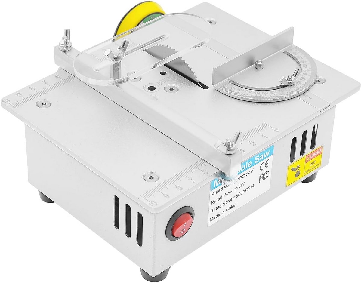 De Mini Tafelzaag Draagbaar Houtbewerking 4 Zaagbladen Stofdichting in één oogopslag