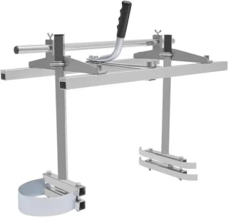 Mobiele zaaghulp hout 61 cm aluminium