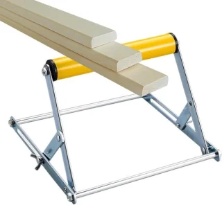 Opvouwbare zaagstandaard voor snijmachine 20 x 20 cm geel