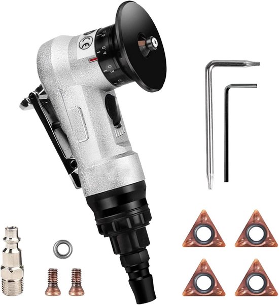 Pneumatische Mini Afkantmachine 45° voor 1/4" Randen - Handheld - 30000 RPM