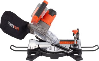 POWDP2550 Dual Power accu verstekzaag 20V Ø210mm zonder accu en lader