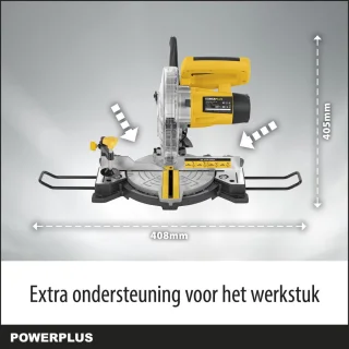 Powerplus POWX075700 elektrische verstekzaag 1500W 210mm