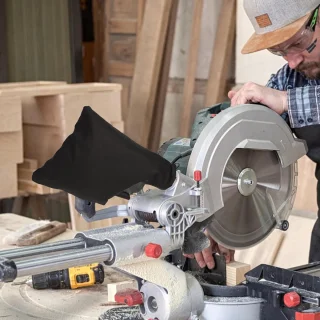 Wat vinden we goed aan de Set stofopvangzakken voor verstekzaag 2 stuks