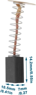 SnelShoppen 1 paar afkortzaagborstels vervanging 145323-06 voor Dewalt DW705 DW708 DW715