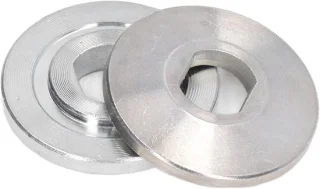 SnelShoppen drukplaat set van 2 stuks voor 10 inch aluminium afkortzaag