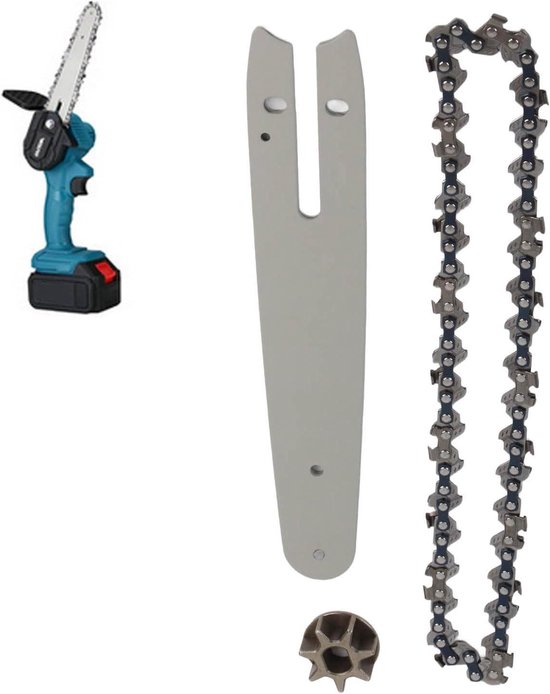 Stevige 186 mm vervangingsketting voor mini-elektrische kettingzagen