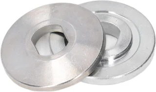 Universeel Drukplaat vervangingsonderdeel voor 10 inch aluminium verstekzaag, 2 stuks
