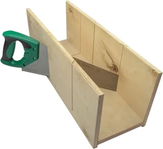 Verstekbak met zaag, xl formaat, 48.5 cm, groen