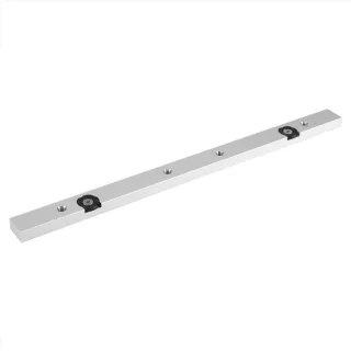 Verstekstang 300 mm zilver