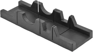 Verstekzaag doos 360x100x70 mm zwart