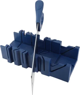 Verstekzaagset hoekzaag 47 x 12 x 8 cm grijs