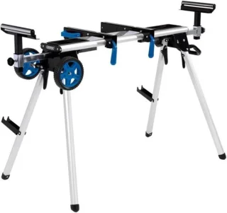 Verstekzaagstandaard mobiel werkstation blauw