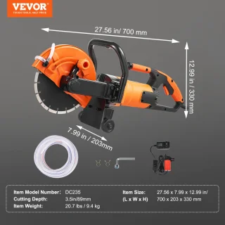 VEVOR Betonzaag 23 cm