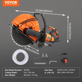 VEVOR Betonzaag 406 mm