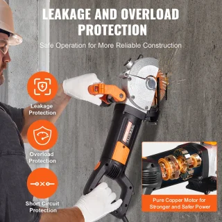 VEVOR Elektrische Muurfrees 4800W