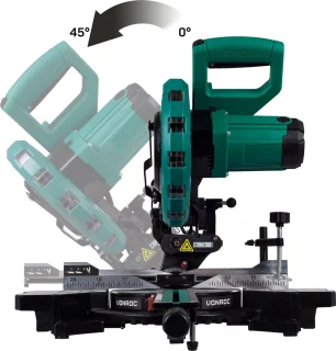 VONROC afkort- en verstekzaag 2000W Ø216MM