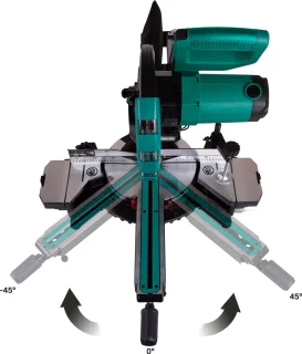 VONROC afkort- en verstekzaag 2000W Ø216MM