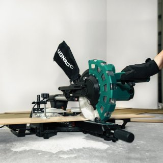 VONROC Kap- en afkortzaag 2200W Ø254mm met trekfunctie