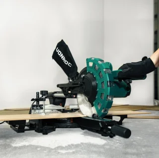VONROC Kap- en afkortzaag 2200W Ø254mm met trekfunctie