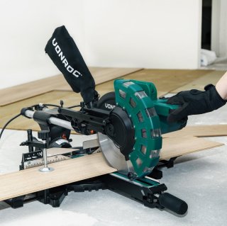 VONROC Kap- en afkortzaag 2200W Ø254mm met trekfunctie