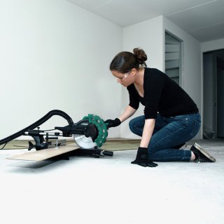 VONROC Kap- en afkortzaag 2200W Ø254mm met trekfunctie