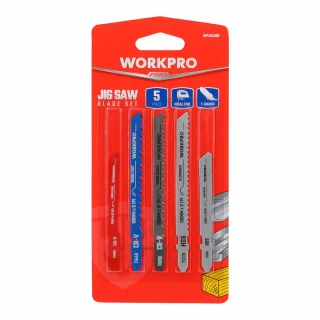 Workpro Decoupeerzaag Zaagblad Set 5-delig