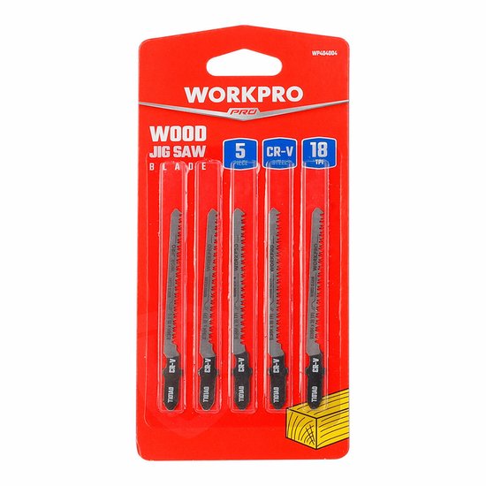 Workpro T101A0: Betrouwbare zaagbladen voor houtbewerking met decoupeerzaag