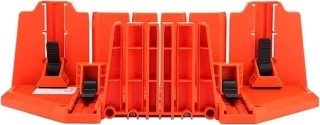 Zaag hout miter box oranje