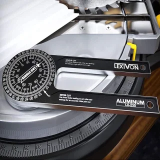 Zeynomax 7 inch verstekzaag gradenboog hoekzoeker aluminium