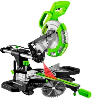 Zipper Zi-KGS210DS Afkortzaag Groen