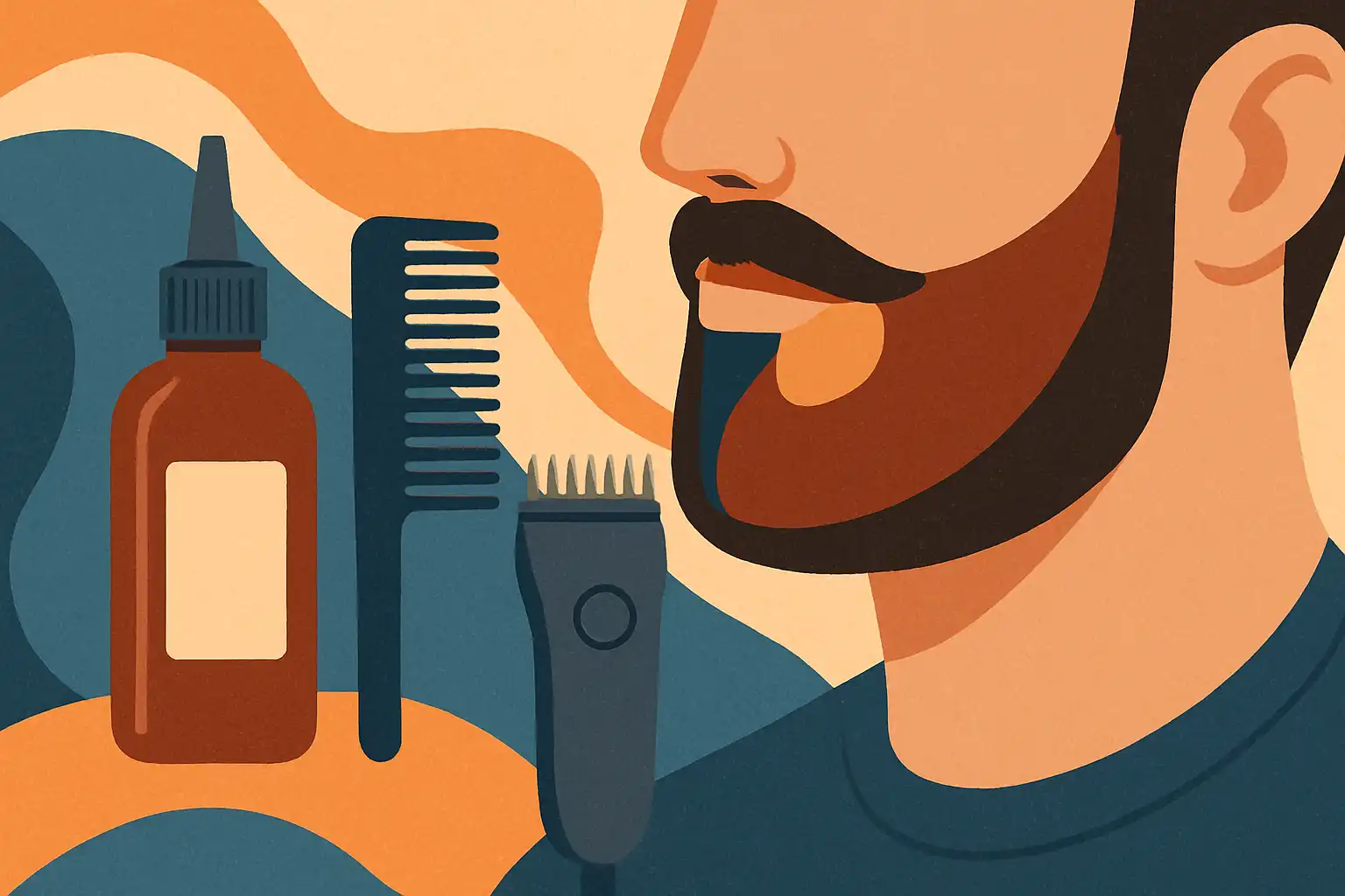 Baard verven en trimmen: zo combineer je kleur en contour zonder vlekken