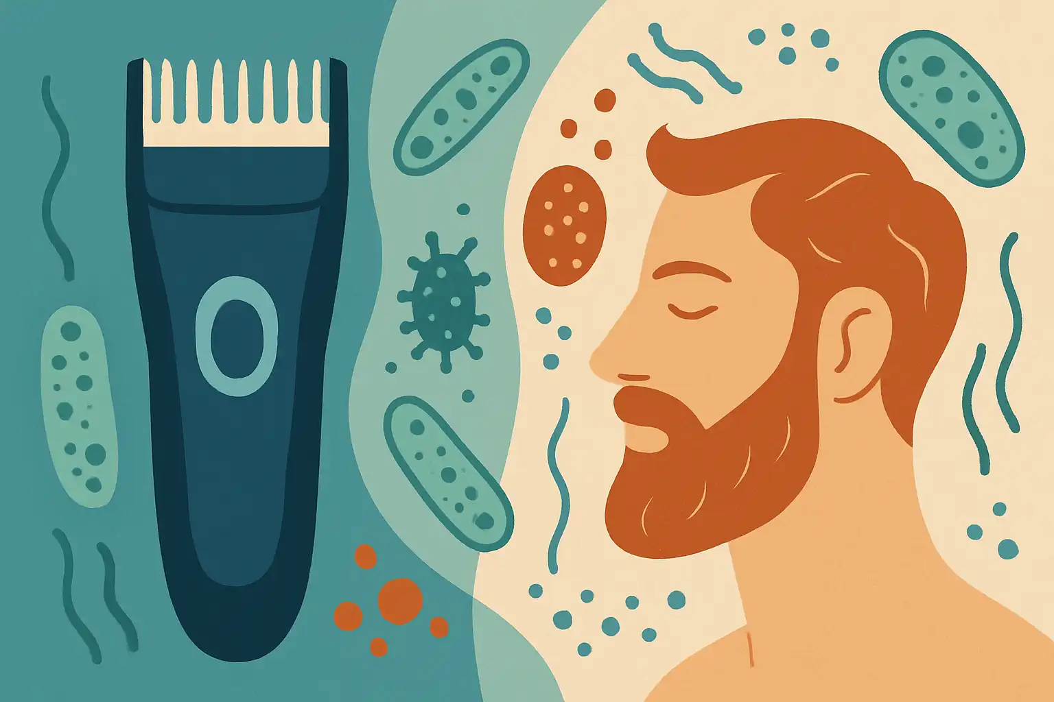 Baardtrimmers en je microbioom: hoe trimmen je huid en haargezondheid écht beïnvloedt
