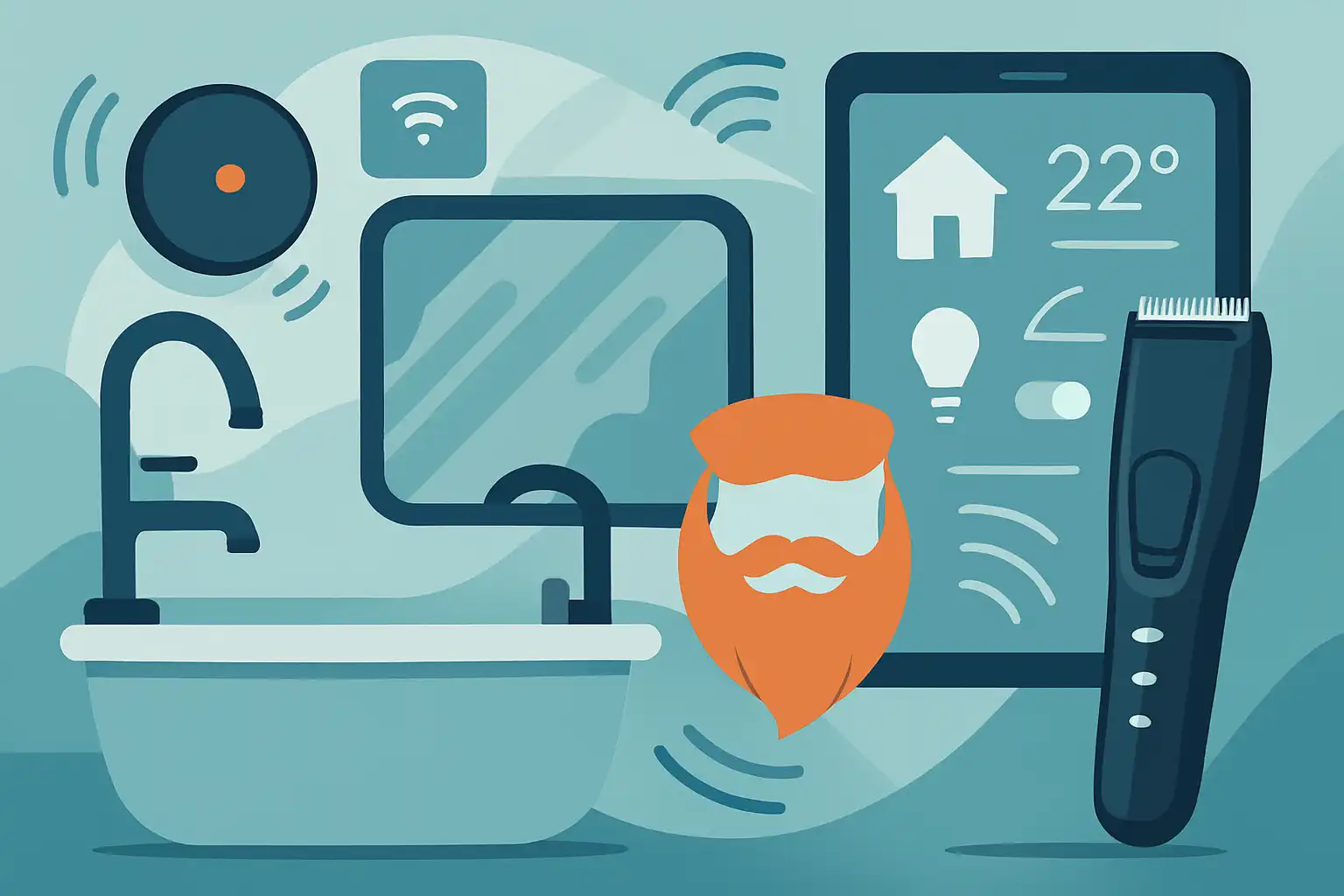 Slimme badkamer, slimme baard: hoe je je trimmer integreert in je smart home