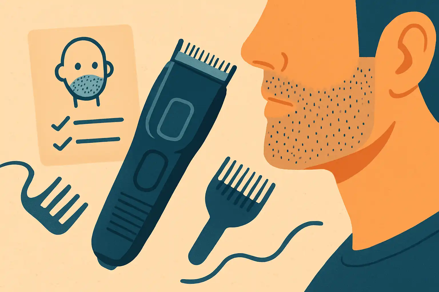 Zo creëer je de perfecte stoppellook: stap-voor-stap met je baardtrimmer