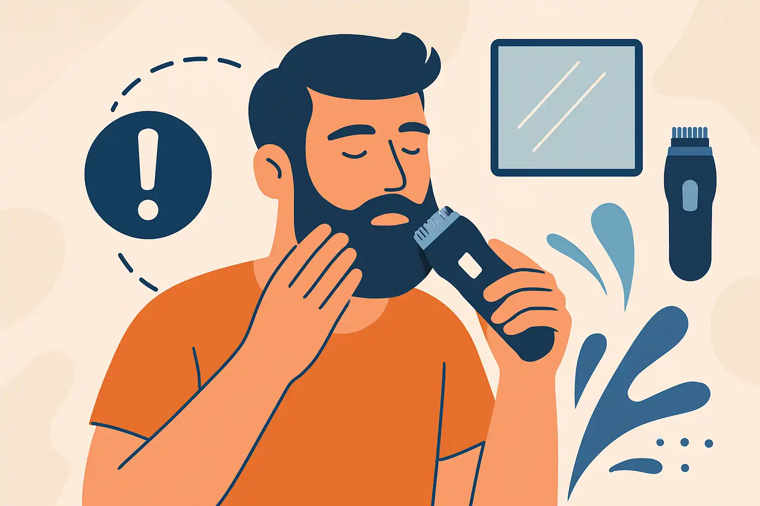 Zo herstel je snel een trimfout: slimme technieken om je baard zonder stress te redden