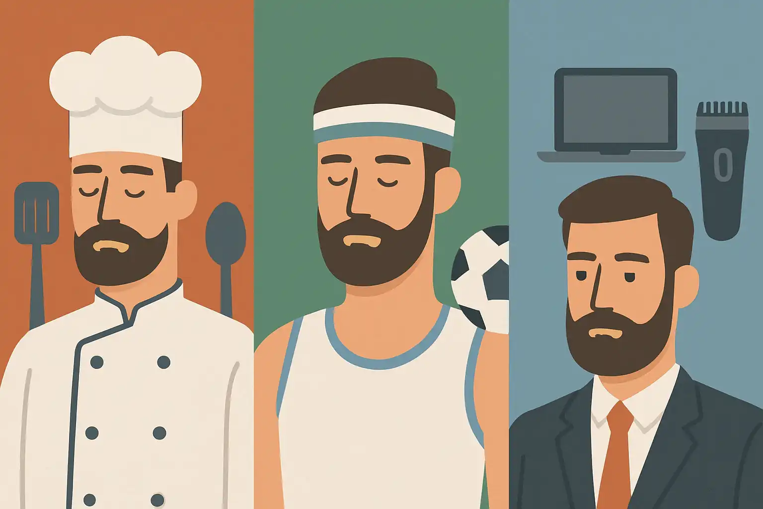 Zo trim je je baard passend bij je beroep: routine-tips voor chefs, atleten en kantoorbanen