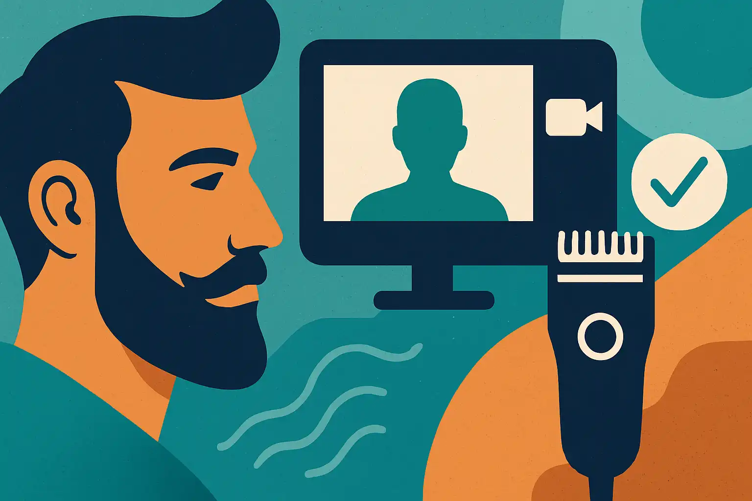 Zoom-proof baard: snelle trimroutines voor videocalls die indruk maken