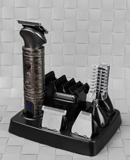 Zilan Apollon 16 in 1 – Professionele Trimmer – Shaver – Grooming Set – LED Display – Draadloos – Snelle Oplaadfunctie – Inclusief 10 Opzetkammen